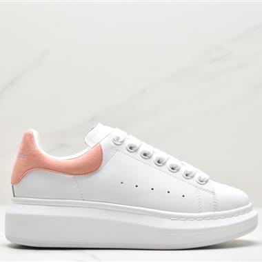 Alexander McQueen Sole Leather Sneakers低幫時裝厚底休閑運動小白鞋