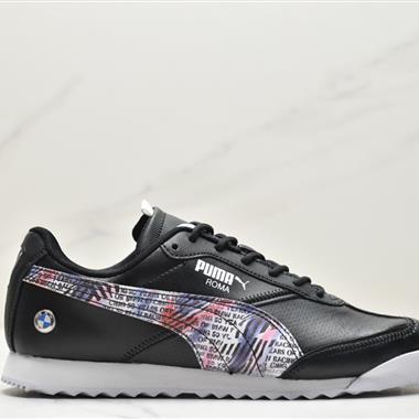 PUMA BMW MMS ROMA Via  皮面 低幫 運動休閑鞋 