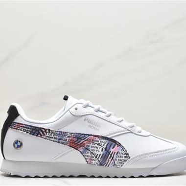 PUMA BMW MMS ROMA Via  皮面 低幫 運動休閑鞋 