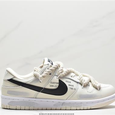 Nike SB Dunk Low"Milk White/Pink/Smile"扣籃系列低幫休閑運動滑板板鞋