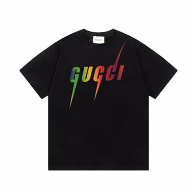 GUCCI  2023夏季新款短袖T恤  男女同款