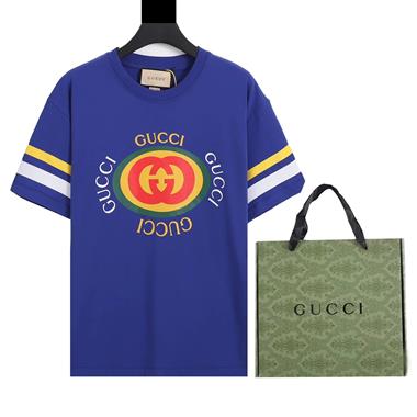 GUCCI   2023夏季新款短袖T恤  歐版尺寸偏大