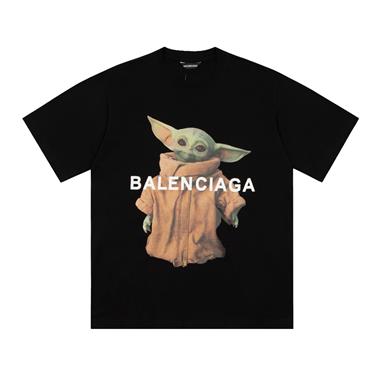 Balenciaga  2023夏季新款短袖T恤  歐版尺寸偏大