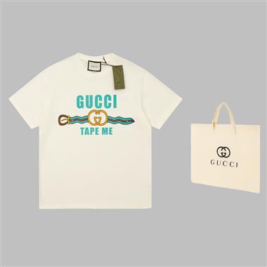 GUCCI  2023夏季新款短袖T恤  歐版尺寸偏大