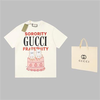 GUCCI  2023夏季新款短袖T恤  歐版尺寸偏大