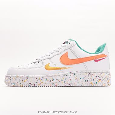 Nike Air Force 1'07 Low GSMulti-ColorMulti-Swoosh