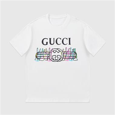 GUCCI   2023夏季新款短袖T恤  歐版尺寸偏大