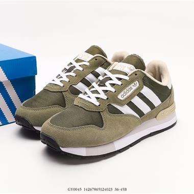 Adidas Originals 三葉草休閑防滑耐磨低幫板鞋 