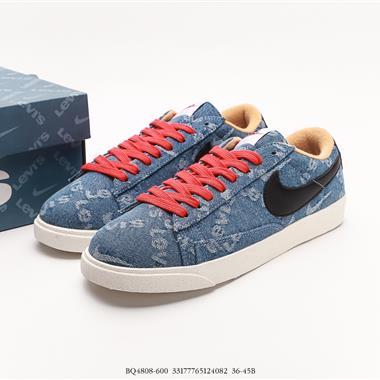  Levi』s x Nike SB Zoom Blazer Low QS 低幫百搭休閑運動板鞋