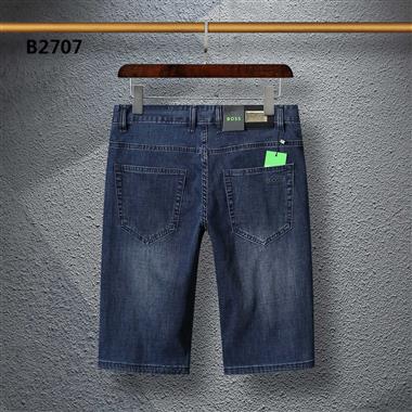 BOSS  2023夏季新款休閒牛仔短褲