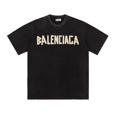 Balenciaga   2023夏季新款短袖T恤  歐版尺寸偏大