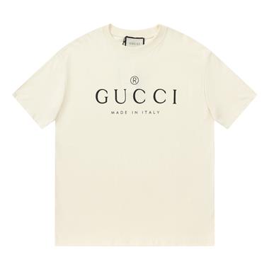 GUCCI    2023夏季新款短袖T恤  歐版尺寸偏大