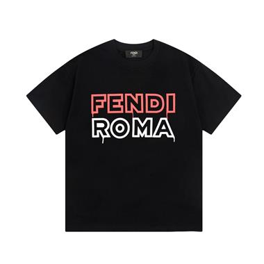 FENDI   2023夏季新款短袖T恤  歐版尺寸偏大