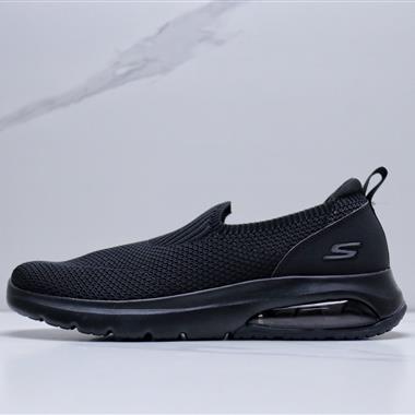 Skechers 新款一腳蹬鞋輕便透氣休閑氣墊運動鞋健步鞋