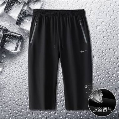 2023新款Nike 44069耐克七分褲-222_黑色
