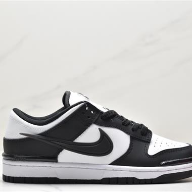 Nike SB Dunk Low Twist"Panda"扣籃加強版系列低幫休閑運動滑板板鞋