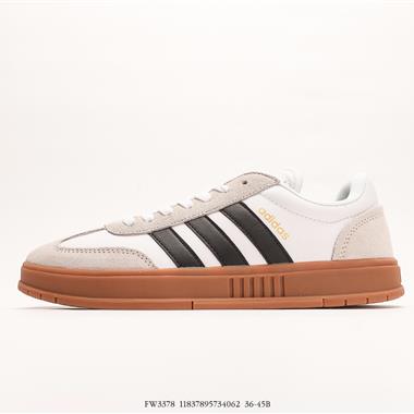 Adidas COURTIC 三葉草 復古男女休閑運動百搭校園板鞋