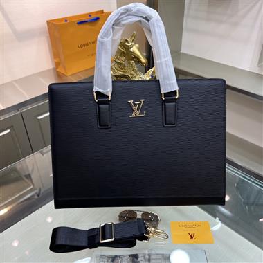 LOUIS VUITTON   2023新款男生時尚休閒包  尺寸：38-28-7CM