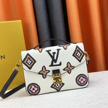 LOUIS VUITTON    2023新款女生時尚休閒包  尺寸：25*19*9CM