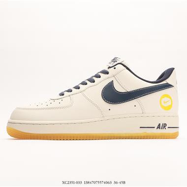 Nike Air Force 1'07 LowMilky WhiteNavyYellow