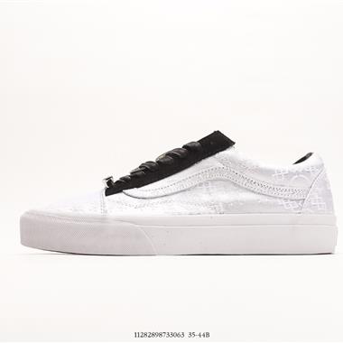 VANS  Old Skool 時尚低幫百搭 耐磨防滑 硫化底帆布鞋