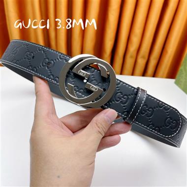 GUCCI    2023新款時尚皮帶   3.8CM