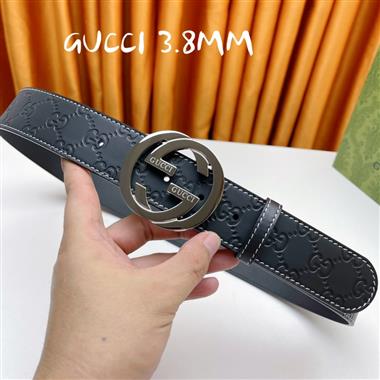 GUCCI    2023新款時尚皮帶   3.8CM