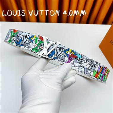 LOUIS VUITTON     2023新款時尚皮帶   4.0CM