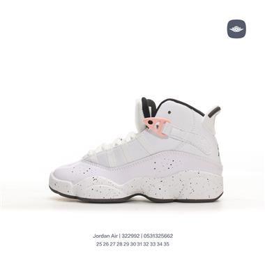 Nike  Air Jordan 6 Rings Concord XI"White/ Red/Navy/Blue"