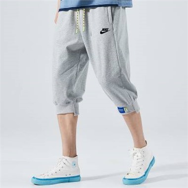 Nike2023新款20816耐克七分褲-1008_淺灰