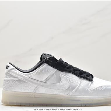 Fragment Design x Clot x Nike SB Dunk Low"20th Anniversary/White Silk"