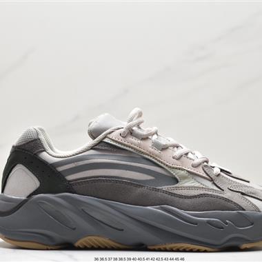 Kanye West x Adidas Yeezy 700 Runner V1"Inertia"爆米花中底增高姥爺風百搭休閑運動復古慢跑鞋