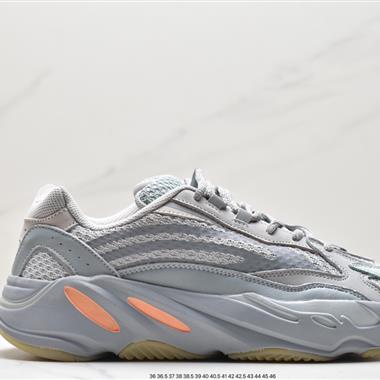 Kanye West x Adidas Yeezy 700 Runner V1"Inertia"爆米花中底增高姥爺風百搭休閑運動復古慢跑鞋