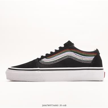 VANS Old Skool 時尚低幫百搭 耐磨防滑 硫化底帆布鞋