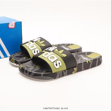 Adidas ADILETTE BOOST 夏季時尚舒適 高品質 一字拖鞋沙灘鞋