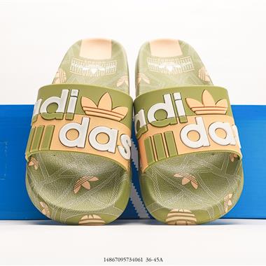 Adidas ADILETTE BOOST 夏季時尚舒適 高品質 一字拖鞋沙灘鞋