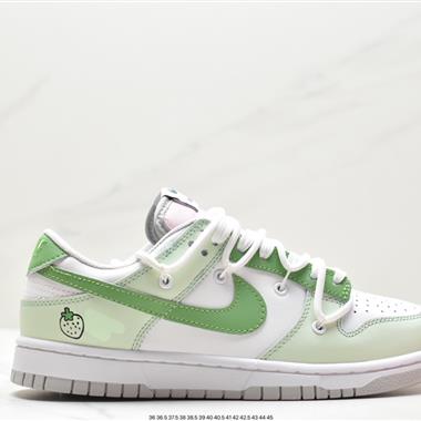 Nike SB Dunk Low"Green/Beige"綁繩解構風 系列低幫休閑運動滑板板鞋