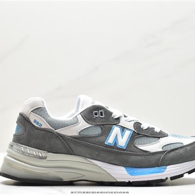 New Balance M992系列休閑運動搭百老爹步跑鞋 