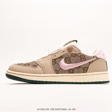 Nike Air Jordan 1 Low Pet 喬丹籃球鞋解構風網面透氣系列