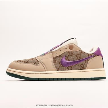 Nike Air Jordan 1 Low Pet 喬丹籃球鞋解構風網面透氣系列