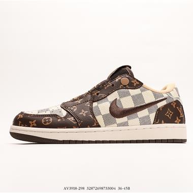 Nike Air Jordan 1 Low Pet 喬丹籃球鞋解構風網面透氣系列