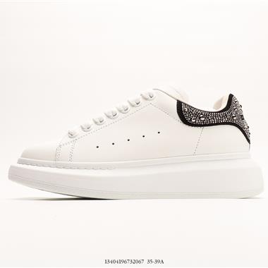 Alexander McQueen Sole Leather Sneakers低幫時裝厚底休閑運動小白鞋