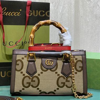 GUCCI   2023新款女生時尚休閒包 尺寸：27*15.5*11CM