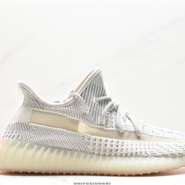 Kanye West x Adidas Yeezy Boost 350 V2」Light「 百搭輕便爆米花中底休閑運動慢跑鞋