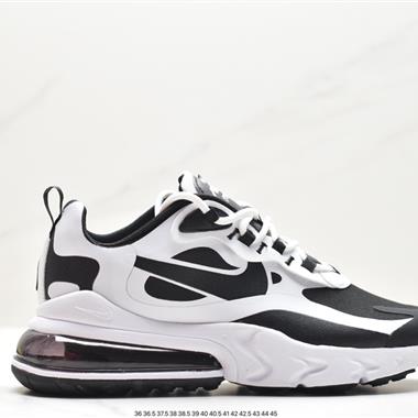 Nike Air Max 270 React QP 」White/Light Blue「270瑞亞賽車系列後半掌氣墊百搭運動慢跑鞋 