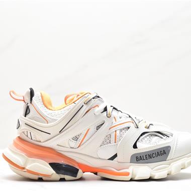 Balenciaga Sneaker Tess s.Gomma MAILLE WHITE/ORANGE  3.0