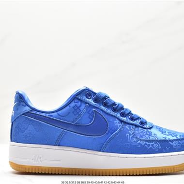 Fragment Design x Nike Air Force 1 JT PremiumGame Black 空軍一號經典低幫百搭休閑運動板鞋