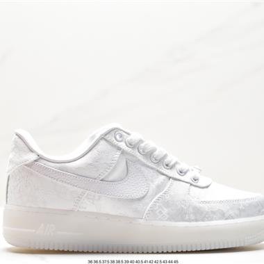 Fragment Design x Nike Air Force 1 JT PremiumGame Black 空軍一號經典低幫百搭休閑運動板鞋