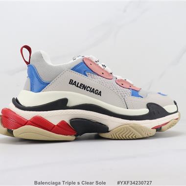 Balenciaga Triple s Clear Sole 巴黎世家厚底休閑老爹鞋