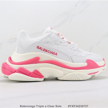 Balenciaga Triple s Clear Sole 巴黎世家厚底休閑老爹鞋